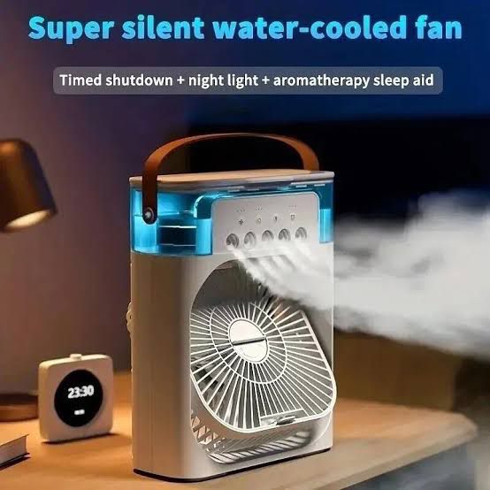 Mist Humidifer Table Fan with  Level Adjustable (USB Power)